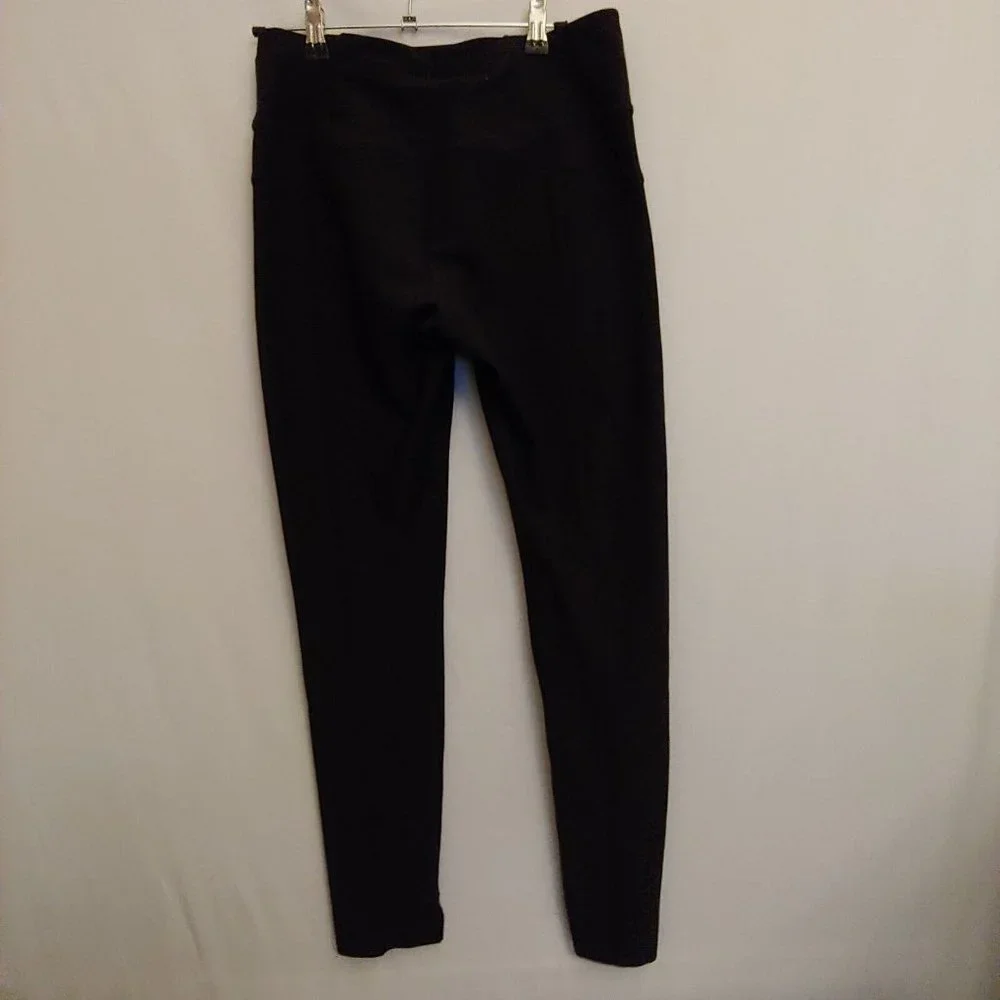 Athleta womens black yoga leggings  with zipper pockets size S - Picture 2 of 15